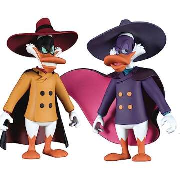 Diamond Select Toys Darkwing Duck and Negaduck Deluxe Action Figure Box Set