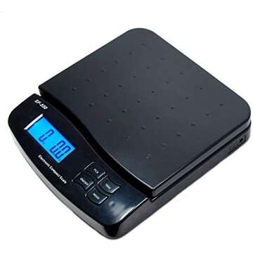 KCHEX 55 Lb X 0.1 Oz Digital Postal Shipping Scale V2 - Accurate Weight Measurement for Postage, Kit...