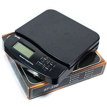 KCHEX Digital Postal Shipping Scale - Accurate & Stylish Shipping Solution
