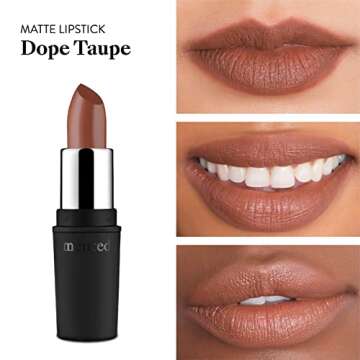 Mented Cosmetics Vegan Long-Lasting Lipstick Dope Taupe
