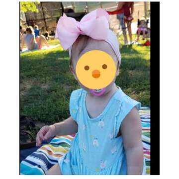 CellElection 20PCS Baby Girls Soft Nylon Headbands 6Inch Big Bows Elastic Nylon Hairbands Hair Accessories for Newborns Infants Toddlers Kids…