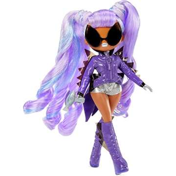 LOL Surprise OMG Movie Magic Gamma Babe Fashion Doll - 25 Surprises, 2 Outfits, 3D Glasses, Accessories, Playset, Ages 4-7+