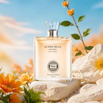 Hybrid & Company La Vida Bella Fragrance for Women Eau De Parfum Natural Spray Elegant Scent, 3.4 Fl Oz