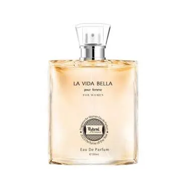 Hybrid & Company La Vida Bella Fragrance for Women Eau De Parfum Natural Spray Elegant Scent, 3.4 Fl Oz