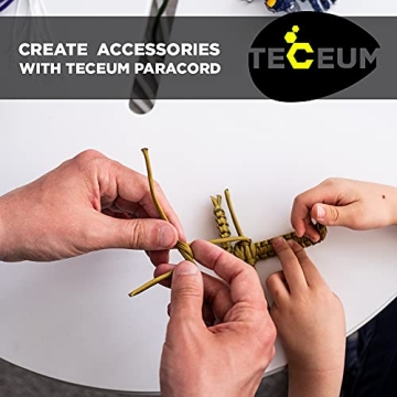 TECECUM 550 LB Paracord for Outdoor Activities and Crafts