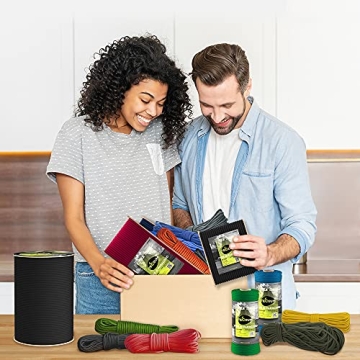 TECECUM 550 LB Paracord for Outdoor Activities and Crafts