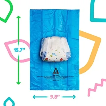 Toolik Diaper Bag Dispenser - 105 Waste Bags Included