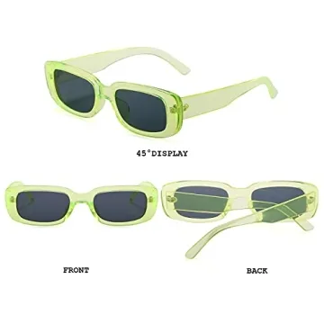 Buy BUTABY Retro Rectangle Sunglasses for Women