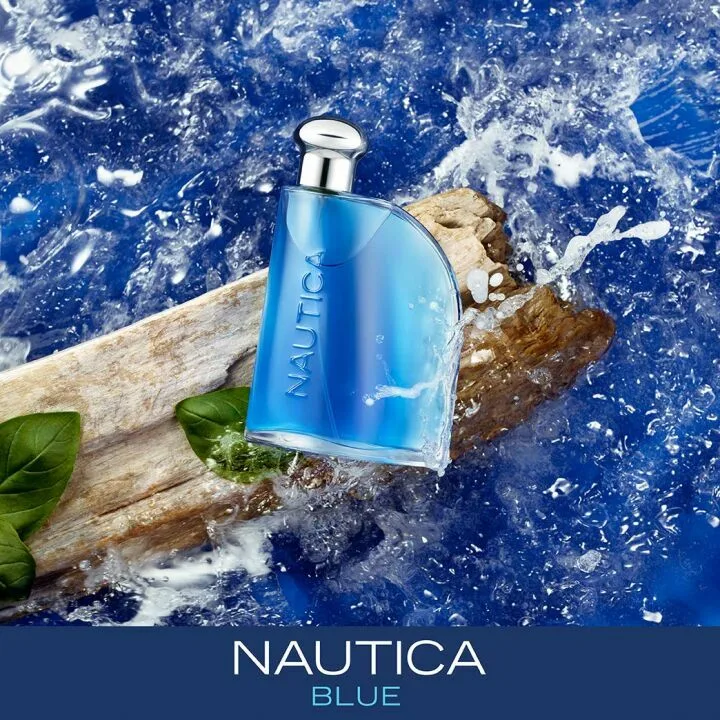 Nautica Blue Cologne for Men - Fresh Woody Fruity Fragrance