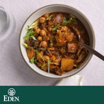 Eden Organic Garbanzo Beans, Chickpeas, 15 oz Can (12-Pack Case), No Salt Added, Non-GMO, Gluten Free, Vegan, Kosher, U.S. Grown, Heat and Serve, Macrobiotic