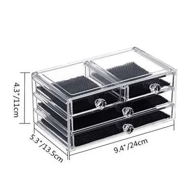 LTLKY SANNO Acrylic Organizer for Makeup & Jewelry Storage