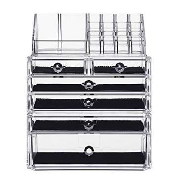 LTLKY SANNO Acrylic Organizer for Makeup & Jewelry Storage