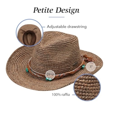 Wallaroo Petite Catalina Cowboy Sun Hat for Women