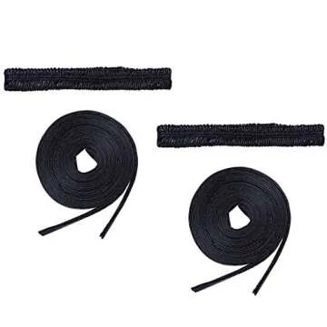 eYLun Women Shiny Garter Metallic Leg Wraps for Raves