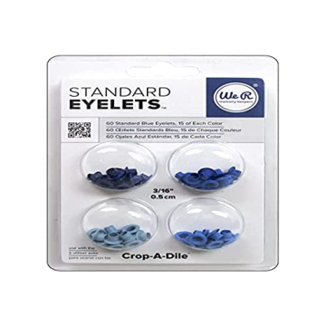 We R Memory Keepers Eyelets Blue 60 Piece Craft Pack