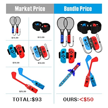 Incredible CODOGOY 11 in 1 Switch Sports Accessories Kit