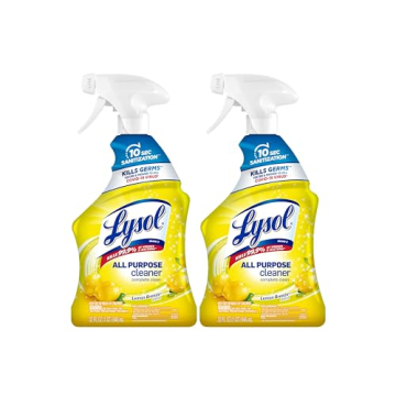 Lysol All-Purpose Cleaner, Effective Sanitizing Spray, Lemon Scent, 32oz