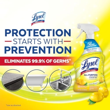 Lysol All-Purpose Cleaner Sanitizing Spray with Lemon Scent 32oz
