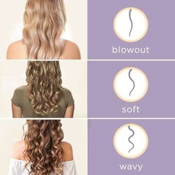 INFINITIPRO by CONAIR Curl Secret Automatic Curling Iron - 1 1/4-inch Barrel - Hair Curler for All Hair Types and Medium to Long Hair Lengths - Dual Voltage for Worldwide Travel