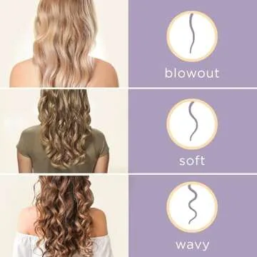 INFINITIPRO by CONAIR Curl Secret Automatic Curling Iron - 1 1/4-inch Barrel - Hair Curler for All Hair Types and Medium to Long Hair Lengths - Dual Voltage for Worldwide Travel