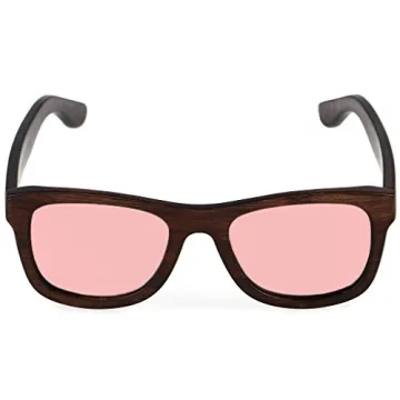 ANDWOOD Bamboo Floating Sunglasses for Men Women Polarized