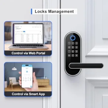 Keyless Entry Fingerprint Smart Lock for Home