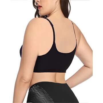 Post Surgical Bra Front Closure Post Surgery Bra Post Op Front Close Bras Sports Bra Mastectomy Bra Wirefree for Women (X-Large, Black)