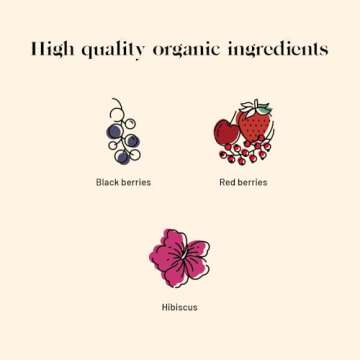 Kusmi Tea AquaRosa - Organic Hibiscus & Berry Herbal Tea - Caffeine Free - 3.5 oz