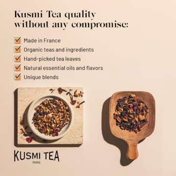 Kusmi AquaRosa Herbal Tea - Hibiscus Berry Blend