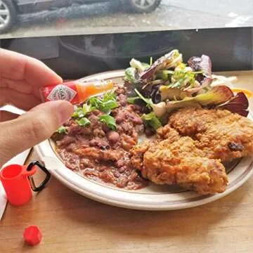 Tabasco Sauce Keychain with Mini Hot Sauce Bottle