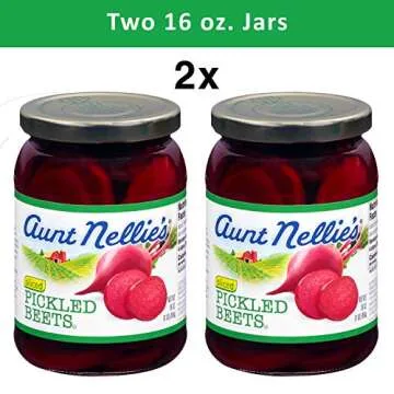 Aunt Nellie’s Sliced Pickled Beets | A Deliciously Tangy Side-Dish Delight | Made in USA | 16 oz. ...