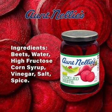 Aunt Nellie’s Sliced Pickled Beets | Tangy & Delicious