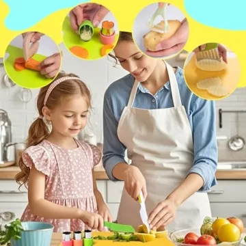 23 PCS Kids Cooking Set for Safe Toddler Culinary Fun