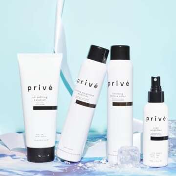 Prive Smoothing Solution (3 Fluid Ounces / 88 Milliliters) - Combat Frizz Creating a Sleek Finish for Straight, Defined and Soft Hair