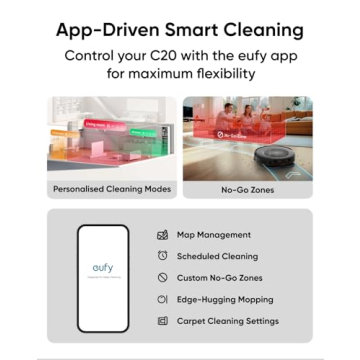 eufy Omni C20 Robot Vacuum & Mop Combo Self-Emptying Ultra-Slim