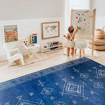 The Shwally PlayMat - Soft Baby Play Mat - Reversible Foam Floor Mat - Waterproof, Wipe-Clean, Durab...