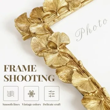 Vintage Gold VAN GOGH ART 6x8 Picture Frame Hand-Crafted Resin