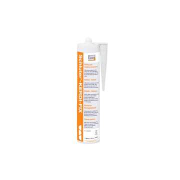 Schluter Kerdi-Fix Sealant and Bonding Compound with Silane-Modified Polymer Base - Ideal for Wood, ...