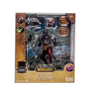 McFarlane World of Warcraft Elf Druid Rogue Figure