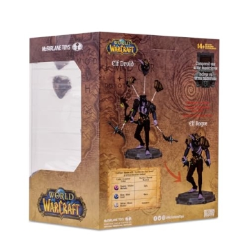McFarlane World of Warcraft Elf Druid Rogue Figure