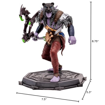 McFarlane World of Warcraft Elf Druid Rogue Figure