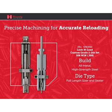 Hornady 2-Die Set for .308 Win - Precision Reloading Equipment