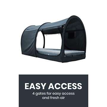 Alvantor Bed Canopy Bed Tents dream Tents Privacy Space Twin Size Sleeping Tents Indoor Pop Up Porta...