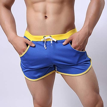 Rexcyril Men's Lightweight Running Shorts for Comfort