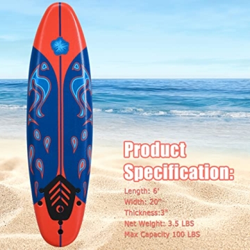 GYMAX 6FT Stand Up Paddle Board for All Ages