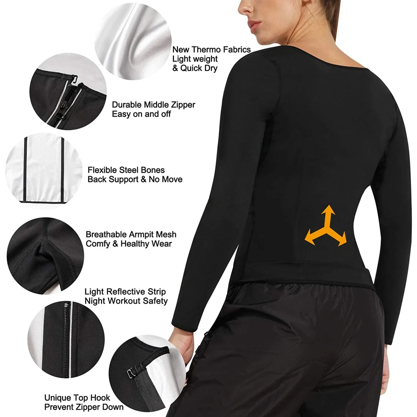 Sauna Sweat Suit for Women - Weight Loss & Shaping