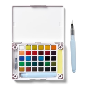 SAKURA Koi Pocket Field Sketch Kit - Watercolor Sets for Painting On the Go - Holiday Gifts for Arti...