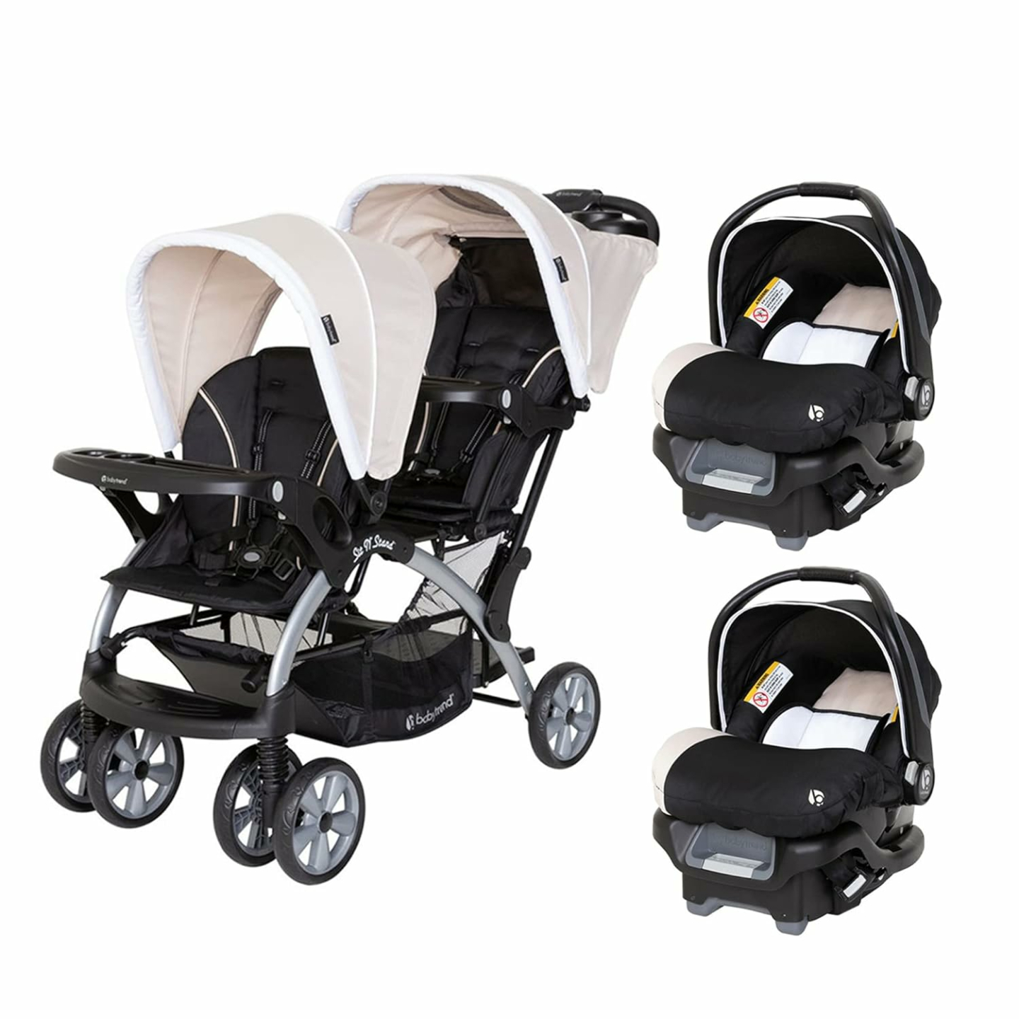 Sit N Stand Double Stroller & Car Seat Travel System