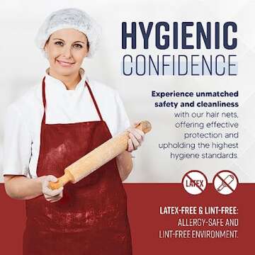 Medical Nation 24" Disposable Bouffant Caps - Case of 1000