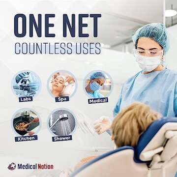 Medical Nation 24" Disposable Bouffant Caps - Case of 1000